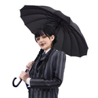 MUPUL Black Braided Wig With Bangs Long Braid Wig Cosplay Halloween Costume Wigs For Women