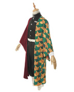 Nuoqi Giyuu Tomioka Cosplay Outfit Giyuu Cosplay Costume Mens Anime Robe Kimono Uniform Halloween XXL