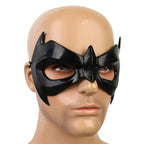 HOTTERCOS Black Eye Mask Superhero Masquerade Masks Halloween Costume Accessories For Party Cosplay