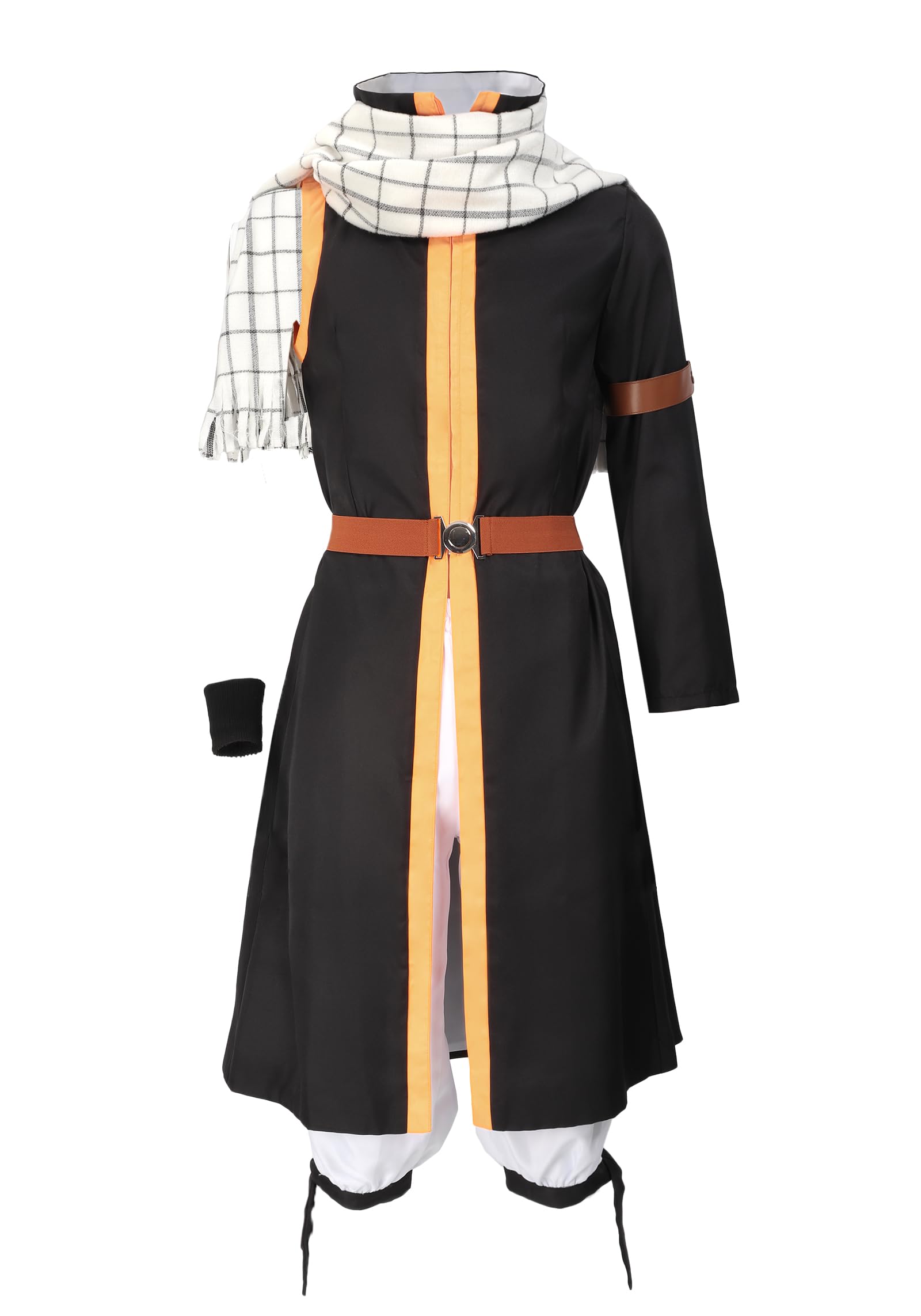 DAZCOS US Size Men's Anime Cosplay Halloween Costume With Scarf Wrister (Medium)