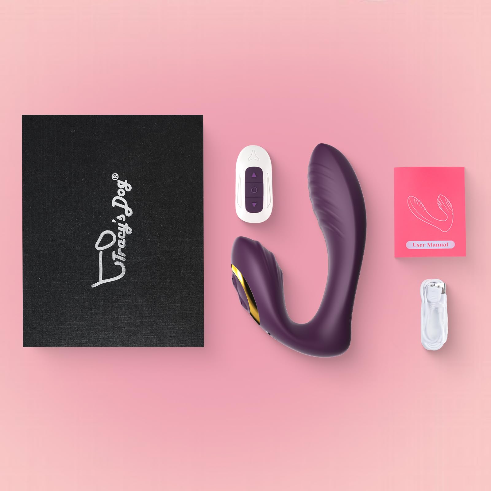 Tracy's Dog Wearable Clitoral G Spot Vibrator, Remote Control Adult Sex Toys for Women Couple, Powerful Quiet Panty Vibrators, Flexible Vibrating Adult Toy Stimulator with 10 Vibration