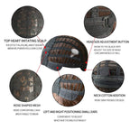 URCGTSA 22 Inches long Hair Wig for Women Black Synthetic Hair Natural Long Straight Wig With Bangs Party Cosplay Wig for Girl (Black brown)