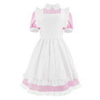 Tvnxdgl Alice Costume Women Wonderland Maid Outfit Anime Lolita Dress Halloween Cosplay Maid Apron Gloves Headband Socks Set L