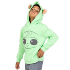 STAR WARS The Mandalorian The Child Little Boys Cosplay Hoodie Green 7-8