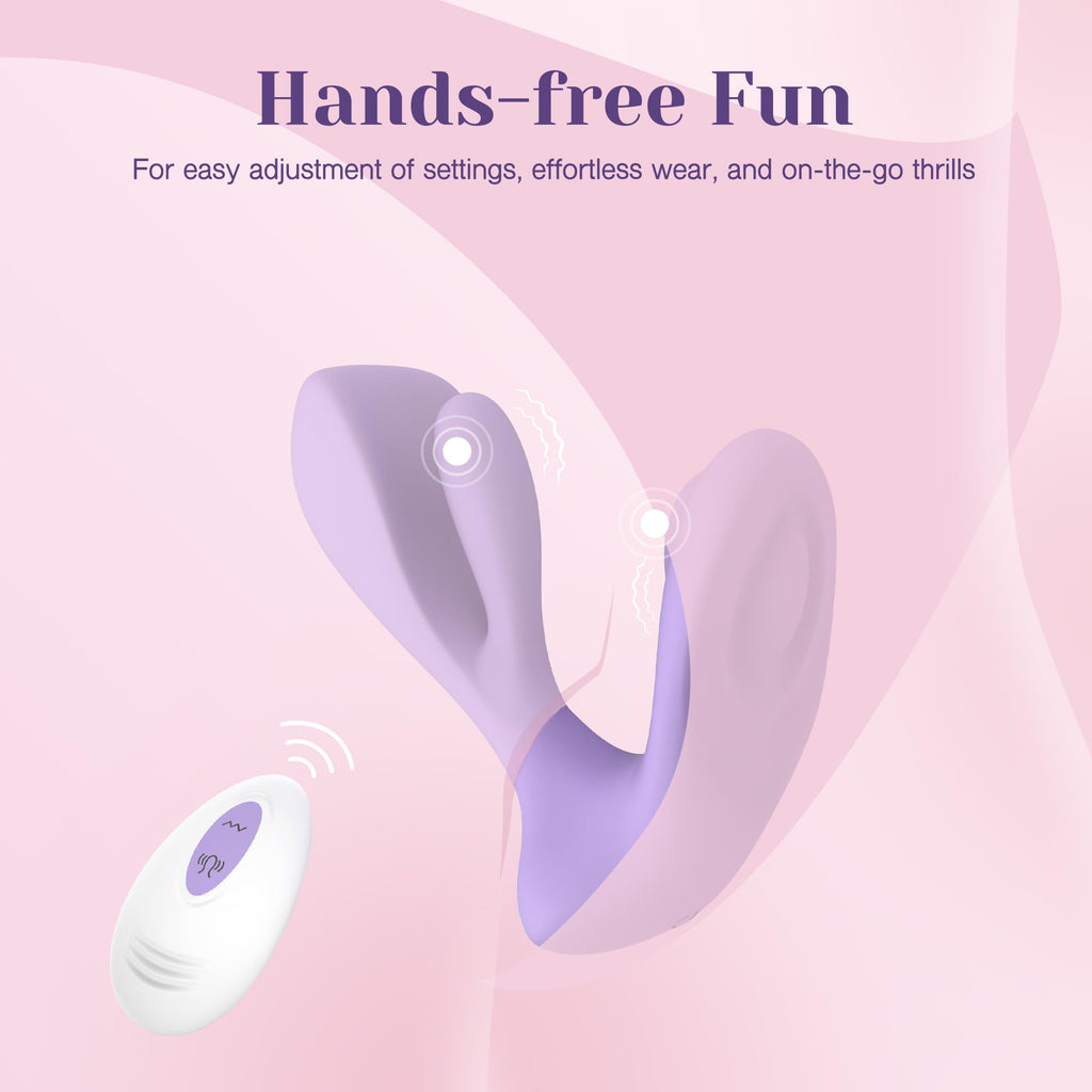 Tracy's Dog Adult Sex Toys - Clitoral Grinding G Spot Rotating Vibrator for Dual Stimulation, Remote Control Wearable Vibrators with 3 Rotating and 10 Vibration Modes for Women Couple Play