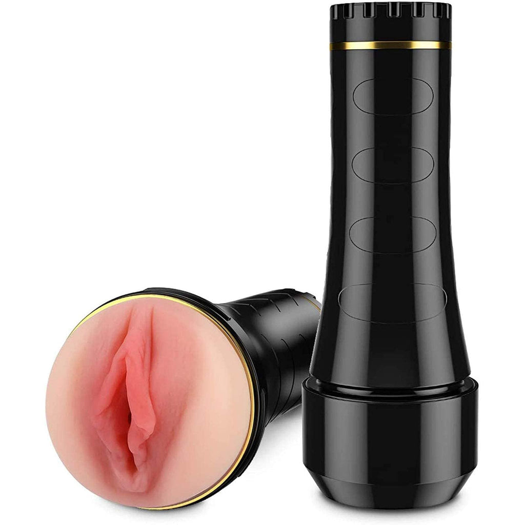 Tracy's Dog Realistic Male Masturbator for Men - Body-Safe TPE Adult Sex Toys, 8.6" Deep Textured Fleshy Pocket Pussy, Easy-Clean & Discreet, Lifelike Masturbation Cup