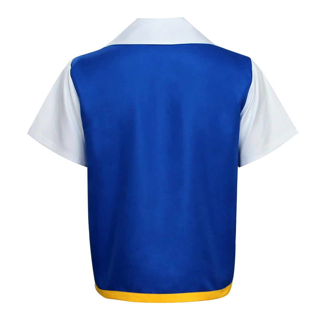 Coslover Anime Kids Adult Hoodie Jacket Shirt Gloves Hat Sets Cosplay Costume Blue, 10