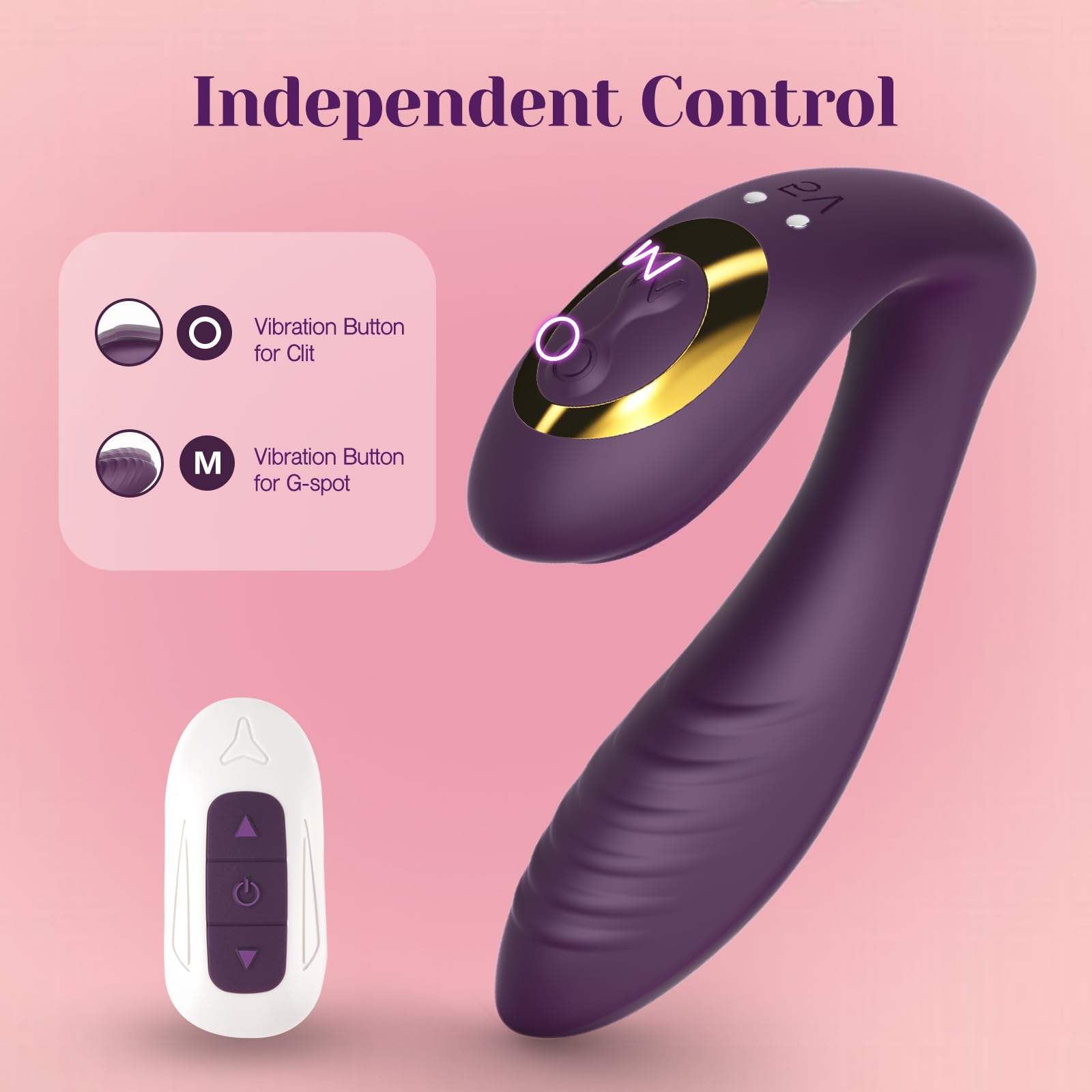 Tracy's Dog Wearable Clitoral G Spot Vibrator, Remote Control Adult Sex Toys for Women Couple, Powerful Quiet Panty Vibrators, Flexible Vibrating Adult Toy Stimulator with 10 Vibration