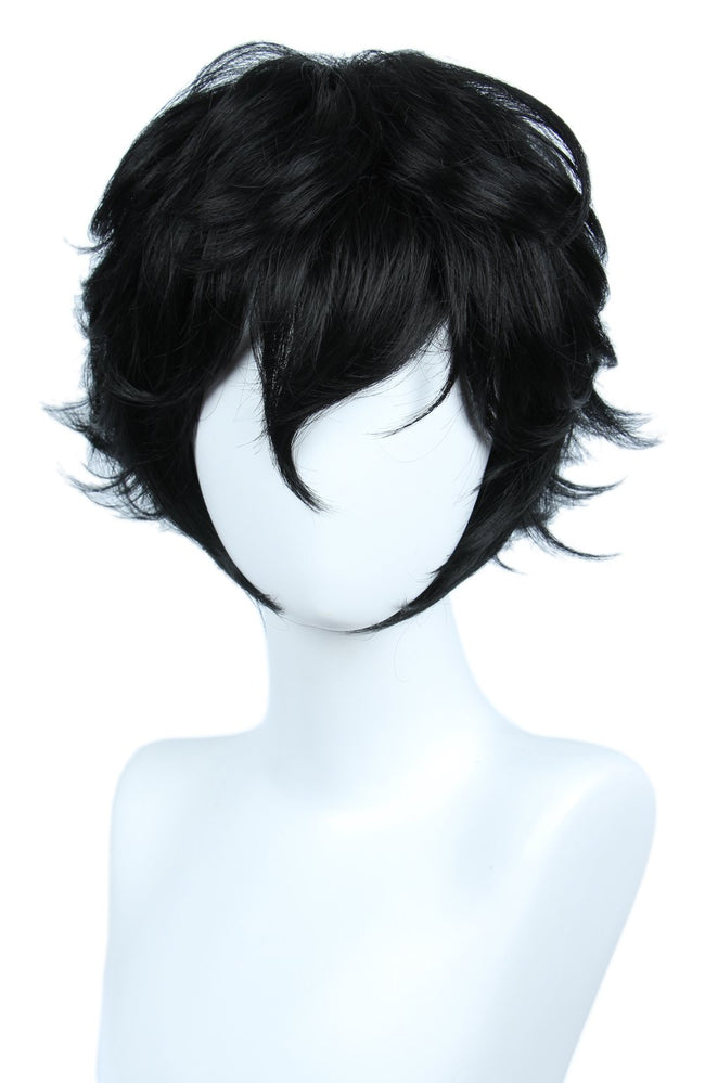 Linfairy Halloween Costume Cosplay Wig for P5 (short black) Hover Image