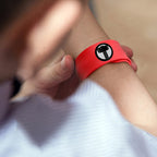 Mizzuco Dress Up Capes for Kids Superhero Cloak with Mask and Waistband Halloween Costumes and Party Dress up(Red Gray)