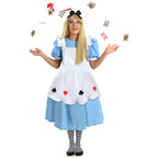 Keymall White Retro Apron Bow Headband High Thigh for Women Girls Halloween Dress Up Costume (Set B)