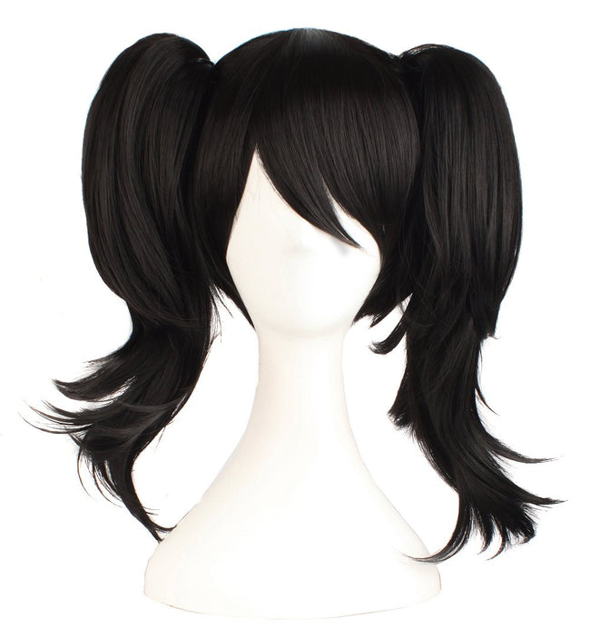 MapofBeauty Can Be Equipped With Hair Ornaments Cosplay Wigs (Black) Hover Image
