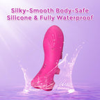 Finger Vibrator Adult Sex Toys for Women, Adult Toys with 10 Vibrations & Heating Function Clitoral G-Spot Nipple Butterfly Vibrators, Sexual Pleasure Tools for Women mini Vibrator Couples Sex Toys