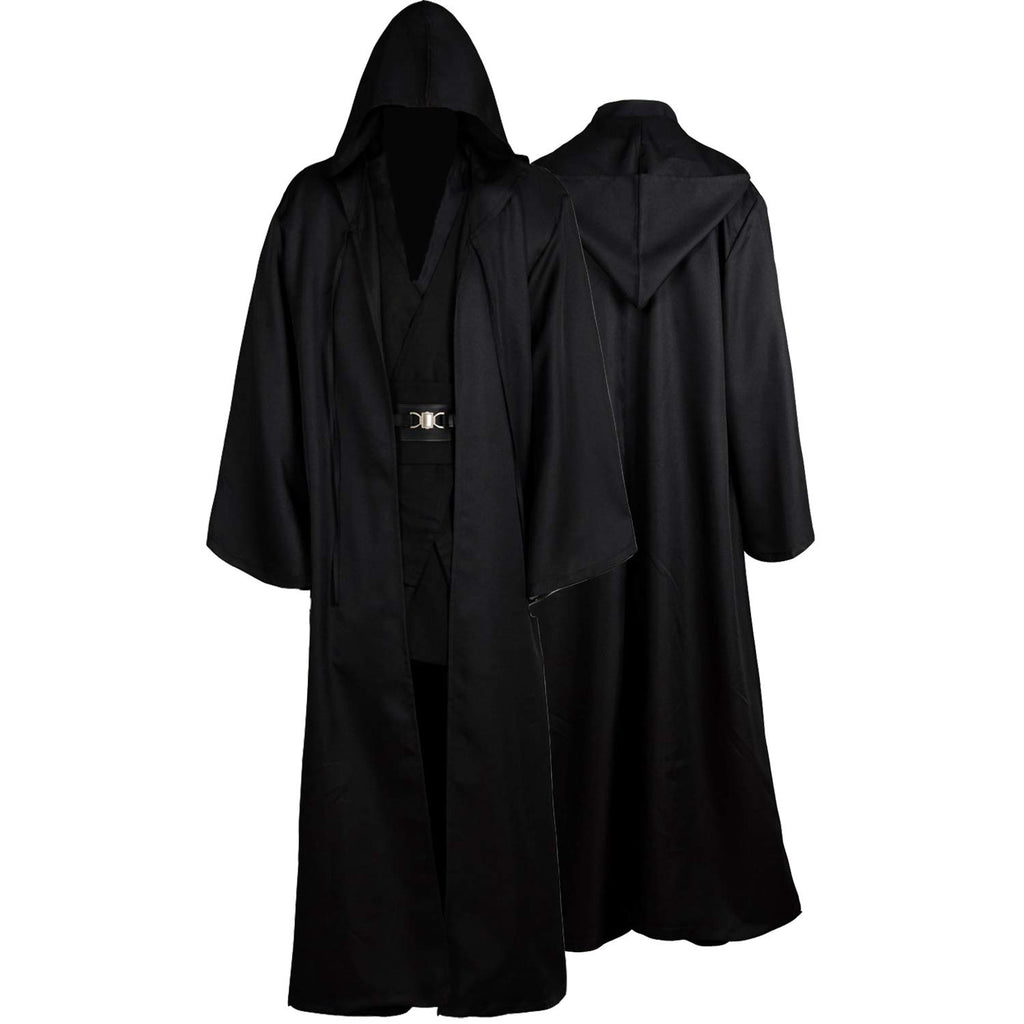 Laku Tunic Costume Men's Tunic Hooded Robe Full Set Halloween Cosplay Costume Cloak Set