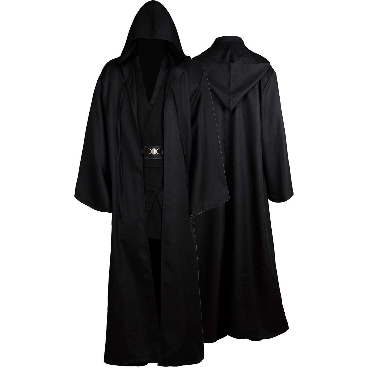 Laku Tunic Costume Men's Tunic Hooded Robe Full Set Halloween Cosplay Costume Cloak Set