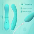 Tracy's Dog Powerful G Spot Vibrator for Deep Penetration, Adult Sex Toys for Women and Couples, Full Silicone Soft Vibrating Dildo Massager for Clitoral and Anal Stimulation