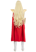 DAZCOS Womens Uniform Dress Cosplay Costume With Cloak (X-Large)
