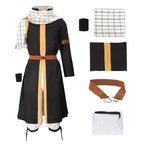 DAZCOS US Size Men's Anime Cosplay Halloween Costume With Scarf Wrister (Medium)