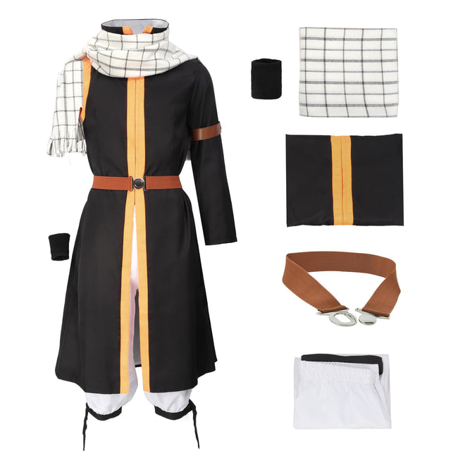 DAZCOS US Size Men's Anime Cosplay Halloween Costume With Scarf Wrister (Medium) Hover Image