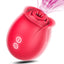 Sex Toys Rose Dildo Vibrator - Upgraded Adult Toys with 5 Sucking & Vibrating Modes for Women Clitoral Nipple, Rose Sucker Sex Toy Clitoral G Spot Vibrators for Woman Couples Adult Sex Games