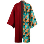 WeizhaonanCos Mens Cosplay Costume Robe Kimono Cape Anime Haori Halloween Role play Outfit(Medium)