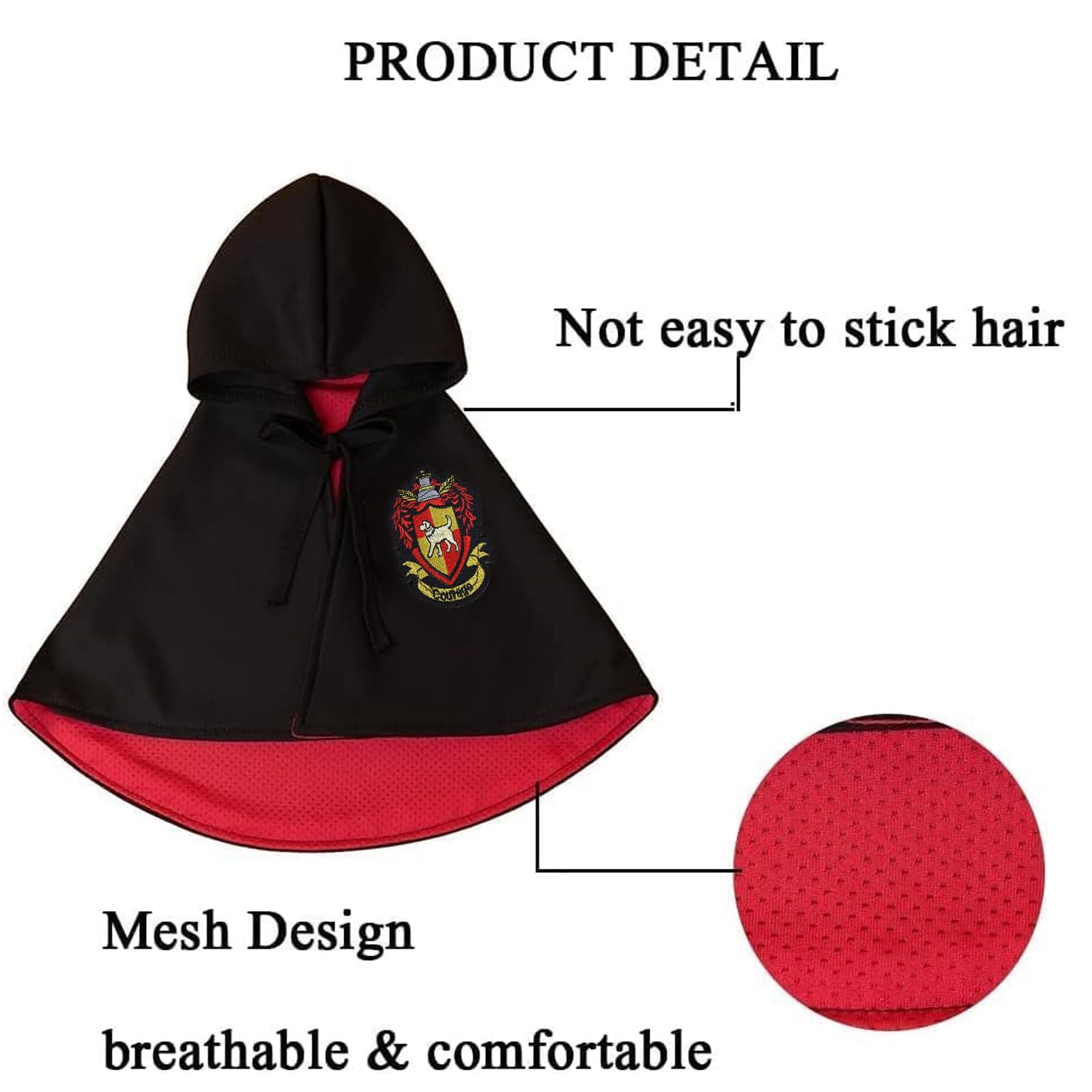 NIULA Cat Halloween Costume - Pet Wizard Costumes Mantle Magician Cosplay Clothes with Bowtie & Glasses Set, Festival Party Apparel for Small Pets Cats Dogs