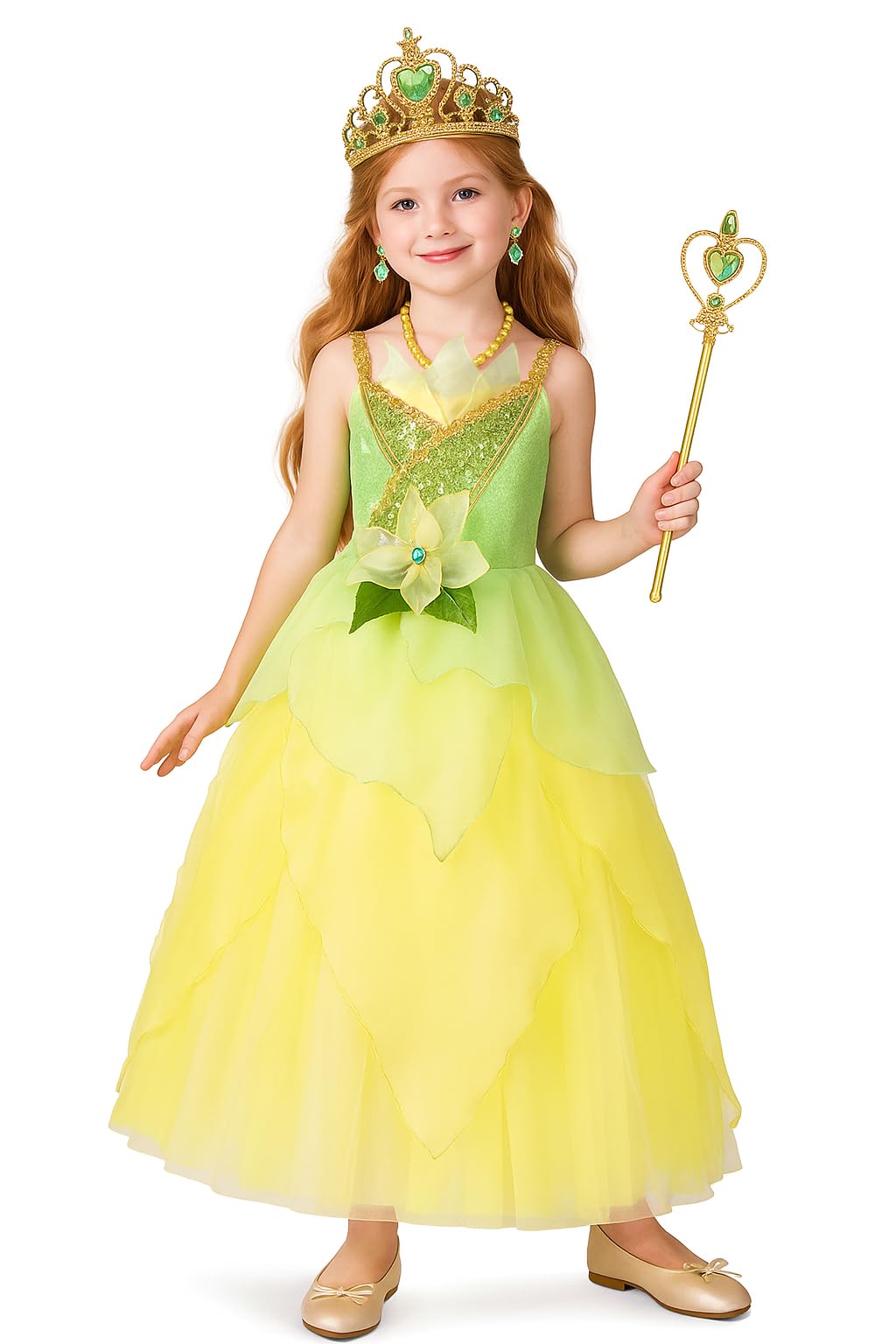 Girls Cinderella Costumes Halloween Princess Dress Up Fancy Birthday Party Ball Gown