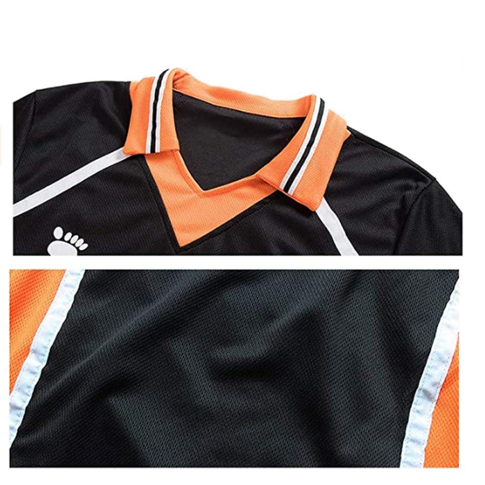 XIAMUSZ Karasuno Cosplay Costume Jersey Halloween Uniform Shorts Shirt (M, Color 6)