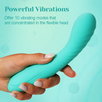 Tracy's Dog Powerful G Spot Vibrator for Deep Penetration, Adult Sex Toys for Women and Couples, Full Silicone Soft Vibrating Dildo Massager for Clitoral and Anal Stimulation