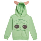STAR WARS The Mandalorian The Child Little Boys Cosplay Hoodie Green 7-8