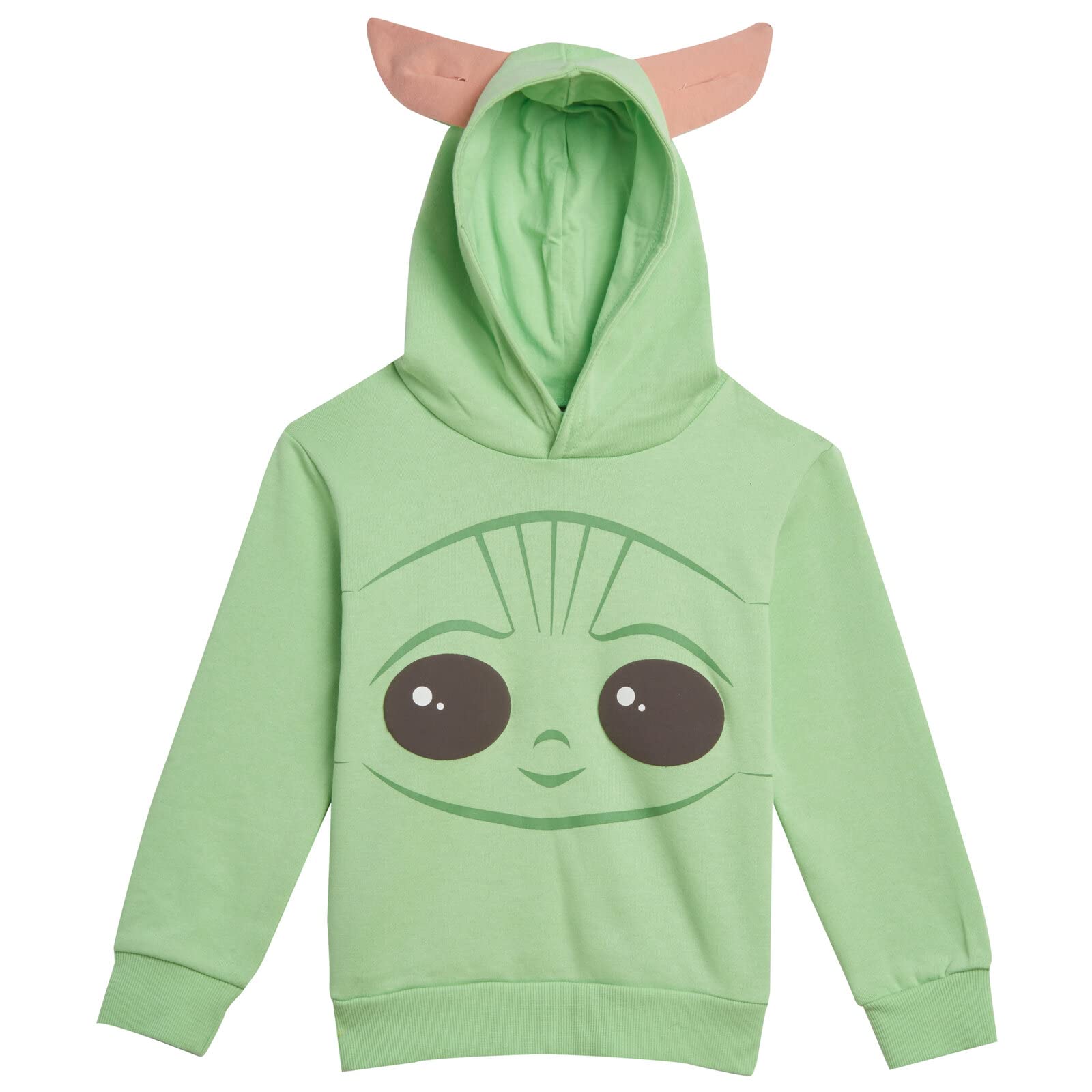 STAR WARS The Mandalorian The Child Little Boys Cosplay Hoodie Green 7-8