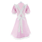 Tvnxdgl Alice Costume Women Wonderland Maid Outfit Anime Lolita Dress Halloween Cosplay Maid Apron Gloves Headband Socks Set L