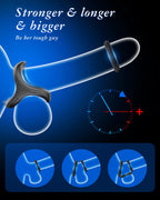 Sex Toys Penis Ring Silicone Cock Rings for Men Erection Sex, 8 Sizes Cockring Erectile Dysfunction Rings Cock Sexual Stimulation Device Couples Sex Toys Stretchy Cock and Ball Ring Anillos para Pene