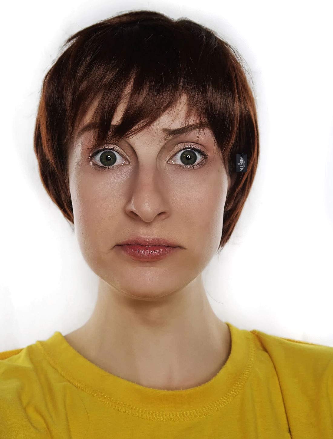 ALLAURA Compatible with Sonny Bono Wig – 60s 70s Men’s Short Brown Wig + Mustache for Hippie, Singer, TV Star, Cop, Detective Costumes – Liberty Duo, Limu & Doug, Uncle Rico, Retro Halloween Outfit