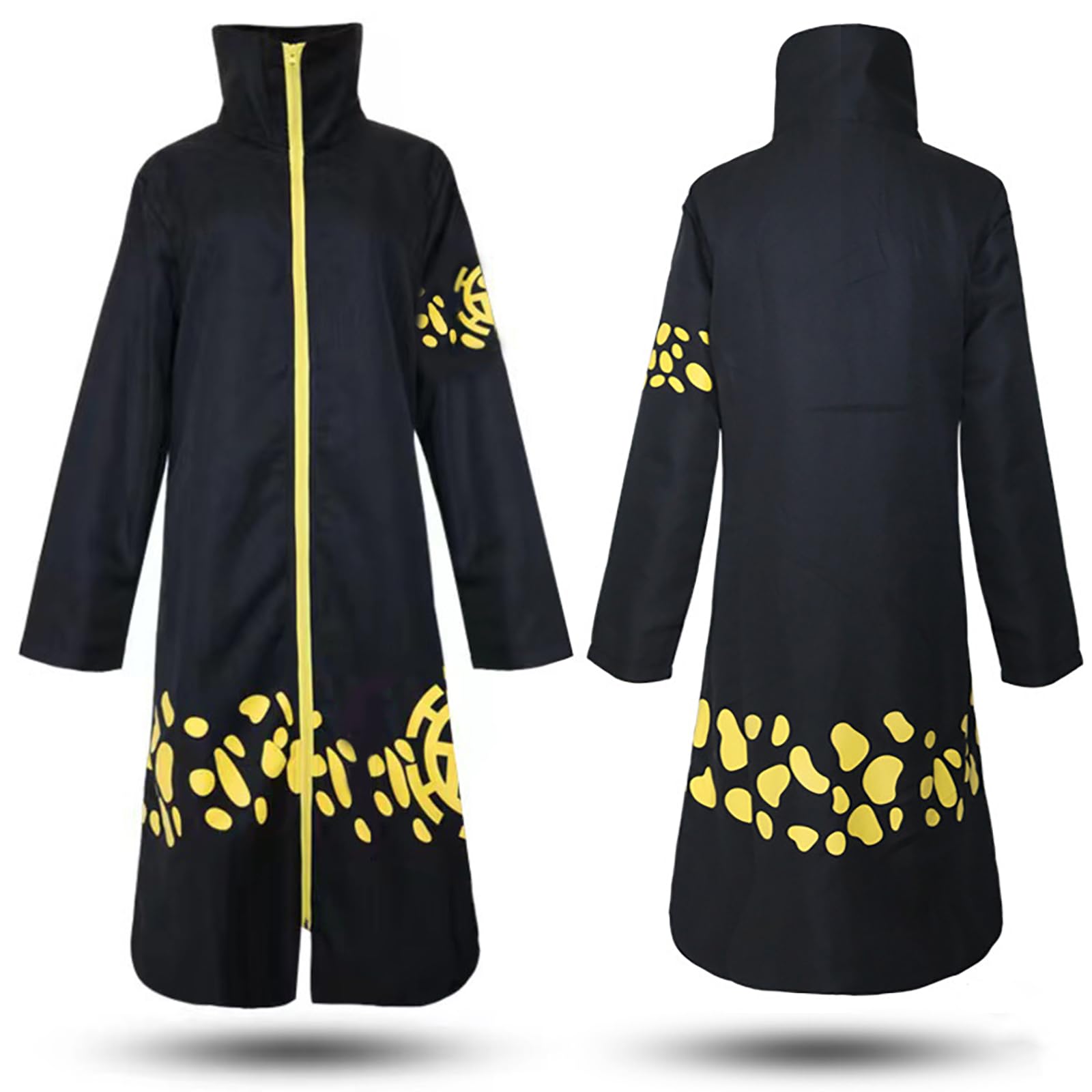 Colonghsou Anime Cosplay Costume Cloak Hat Surgeon Uniform Coat Halloween Costumes for Men Medium