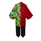 ToouYoor Men Anime Costume Cosplay Kimono Suit Outfit Halloween Costume(Red,L)