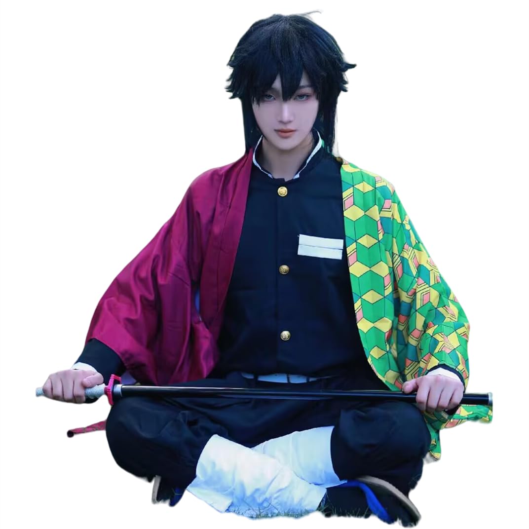 Buyoem Anime Cosplay Adult Costume Halloween Cloak Kimono Accessories Set Outfit