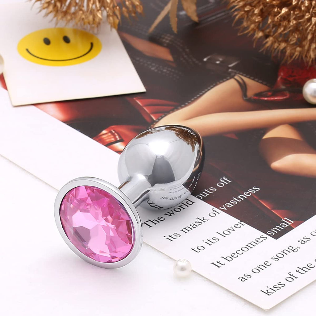 Akstore Small Fetish Anal Plug Butt Personal Sex Massager(Pink)