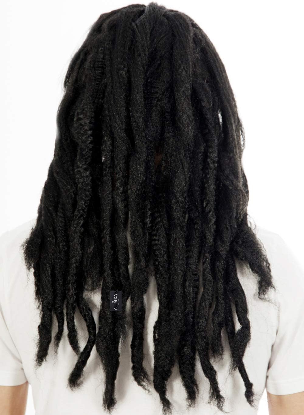 ALLAURA Compatible with Sonny Bono Wig – 60s 70s Men’s Short Brown Wig + Mustache for Hippie, Singer, TV Star, Cop, Detective Costumes – Liberty Duo, Limu & Doug, Uncle Rico, Retro Halloween Outfit