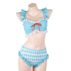 Women One Piece Swimsuit Bathing Swimwear Bodysuit Goth Cute Style