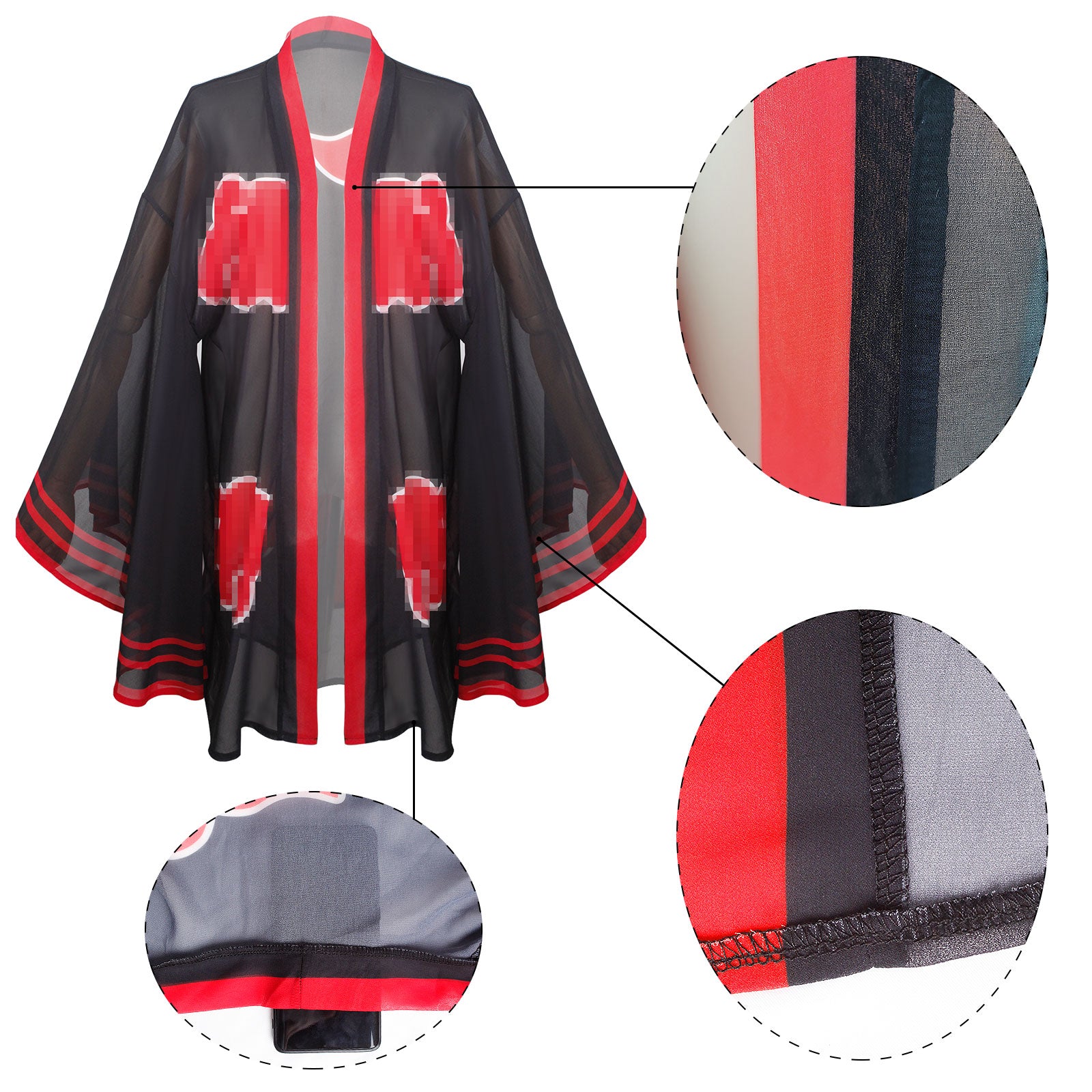 kakashi Womens Bikini Set with Cover up Swimsuit Anime Style Bathing Suit Japanese Cartoon Swimwear