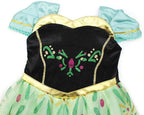Xinfenglai Green Girls Cosplay Dress Princess Costume (7-8Years, Green)