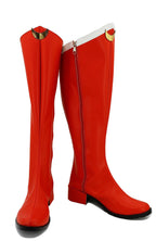 Wolancy Boots Cosplay Red Boots Shoes Halloween Outfit for Adult Women