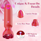 Mini Bullet Vibrator Adult Toys - Vibrators App Controlled Female Sex Toys with 9 Vibration Modes, Lipstick G Spot Dildo Clitoral Vibrator, Long Distance Discreet Vibrator for Women & Couples (Pink)