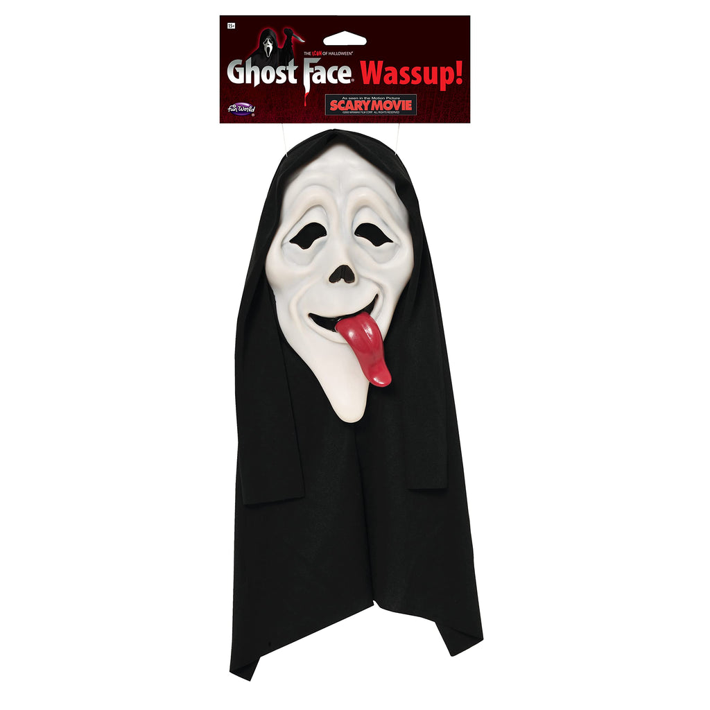Fun World Officially Licensed Scary Movie “Wassup” Mask Costume Accessory