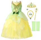Girls Cinderella Costumes Halloween Princess Dress Up Fancy Birthday Party Ball Gown