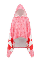 DAZCOS Anime Wearable Blanket Hooded Cosplay Hoodie Cloak Shawl Wrap Soft Blanket for Indoor Outdoor Use Halloween Party (B)