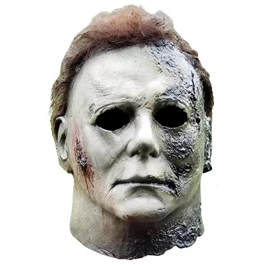 Halloween Horror Movie Cosplay Mask, For Michael Myers Cosplay Mask, High-Detail Design Latex Full Head Masks for Masquerade, Party & Horror Themed Events, Scary Slasher Costume Prop for Adults