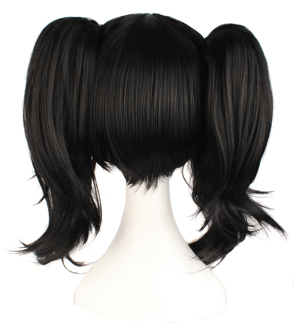 MapofBeauty Can Be Equipped With Hair Ornaments Cosplay Wigs (Black)