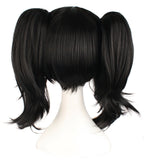 MapofBeauty Can Be Equipped With Hair Ornaments Cosplay Wigs (Black)